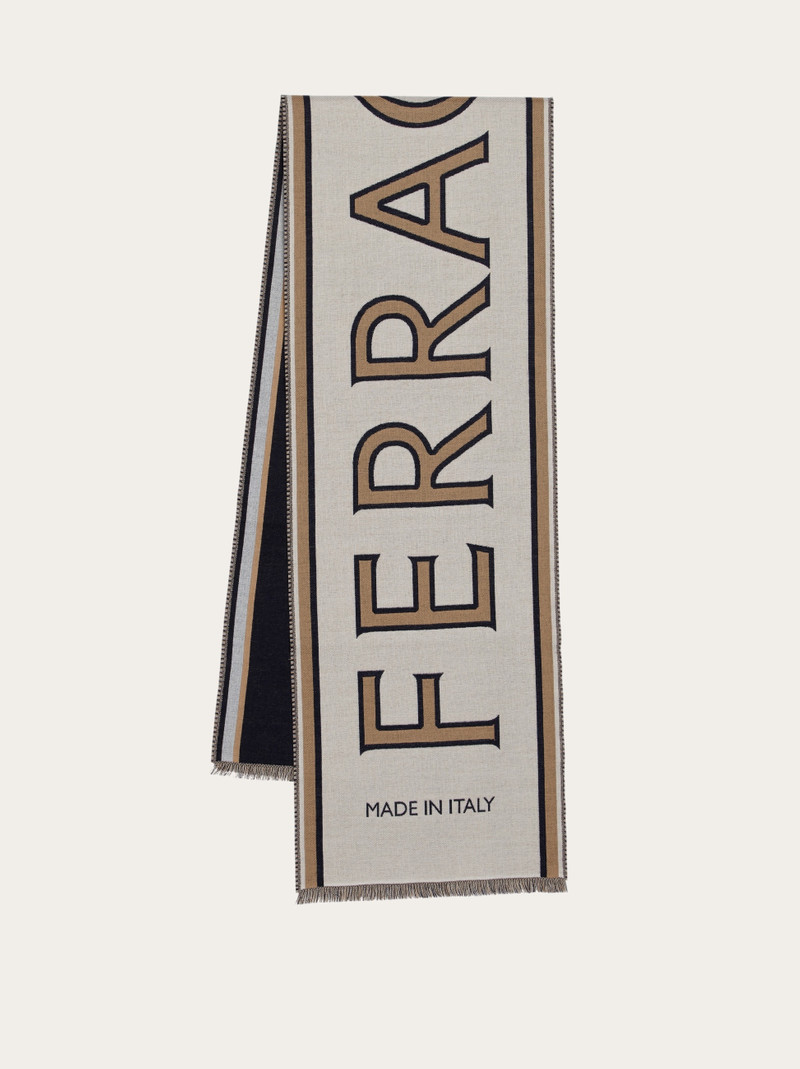 Maxi-logo scarf 1