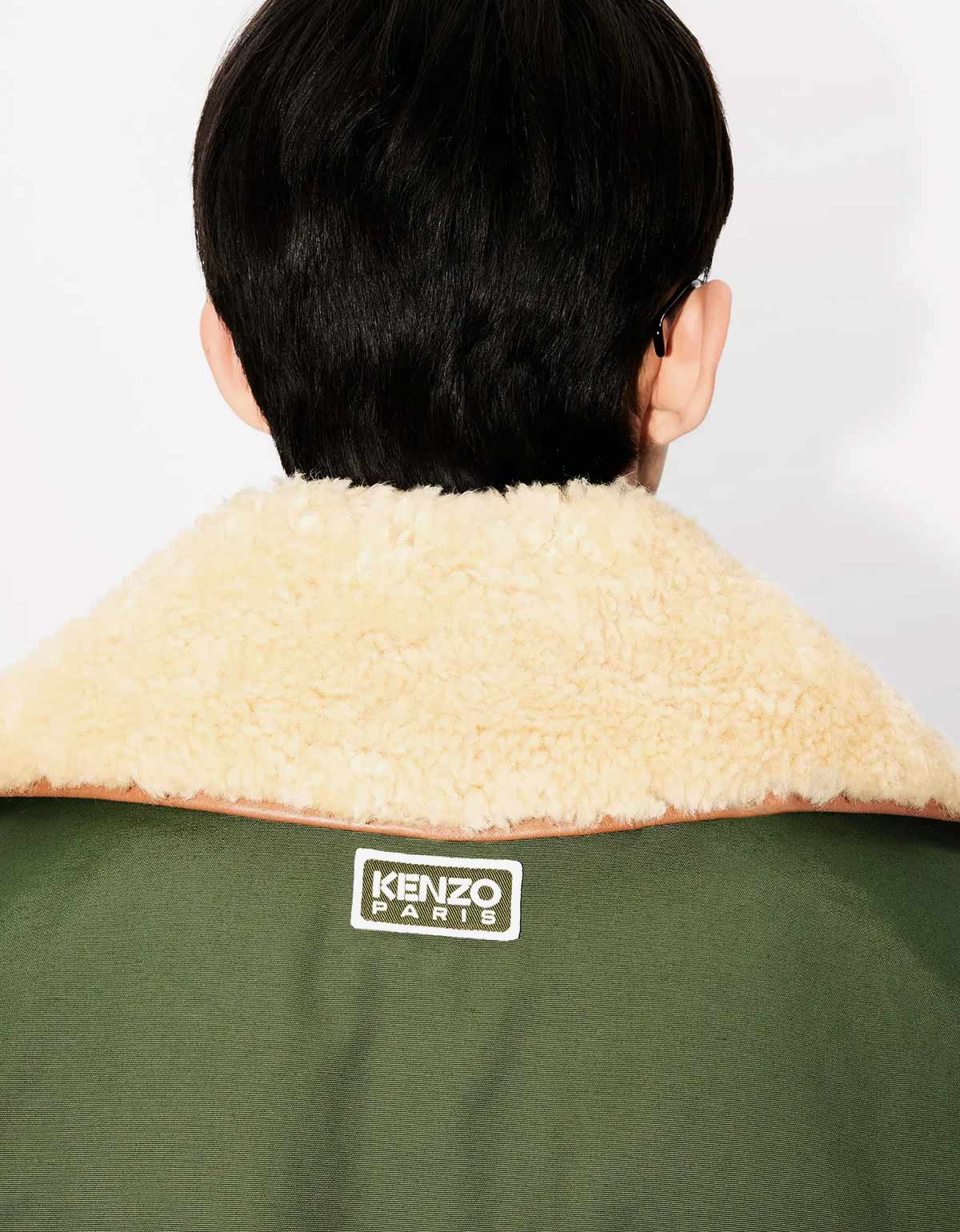Kenzo Green Army Flight Jacket - 8