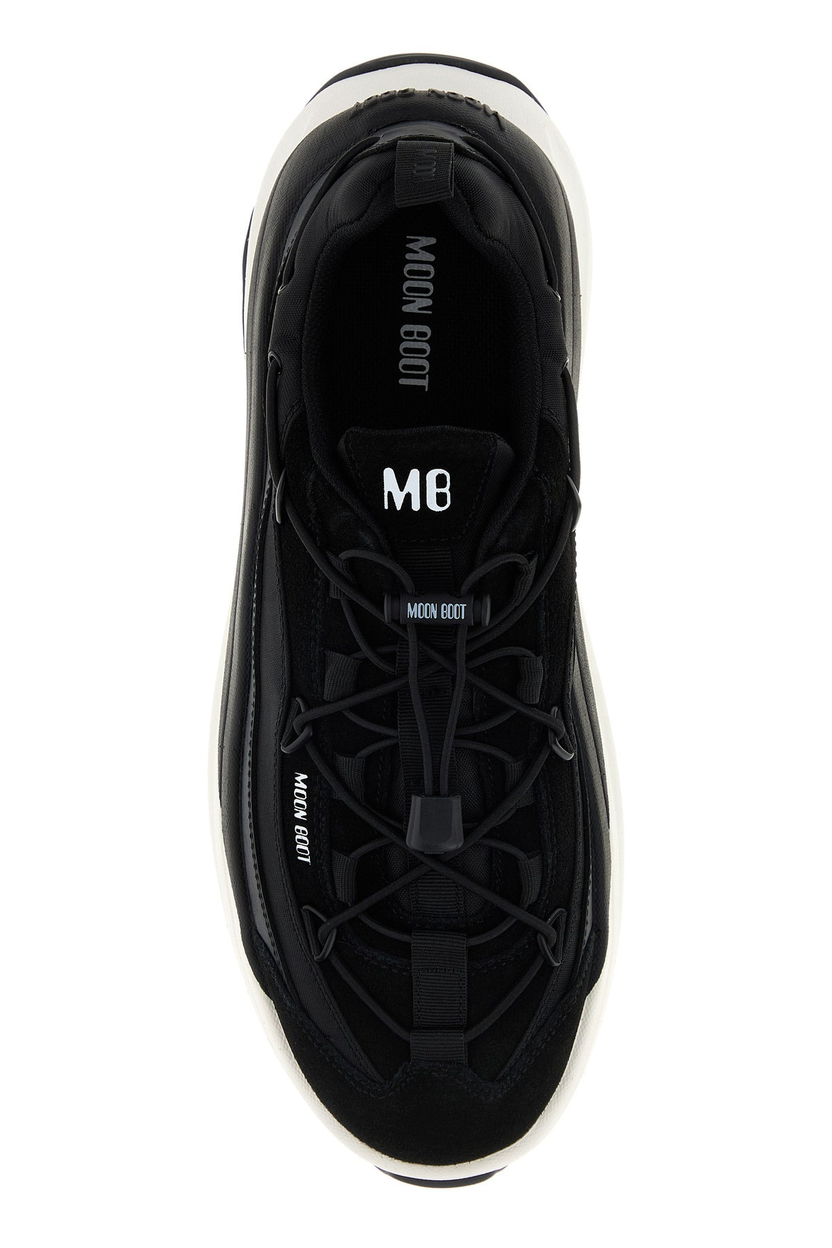 Black fabric Moon247 sneakers - 4