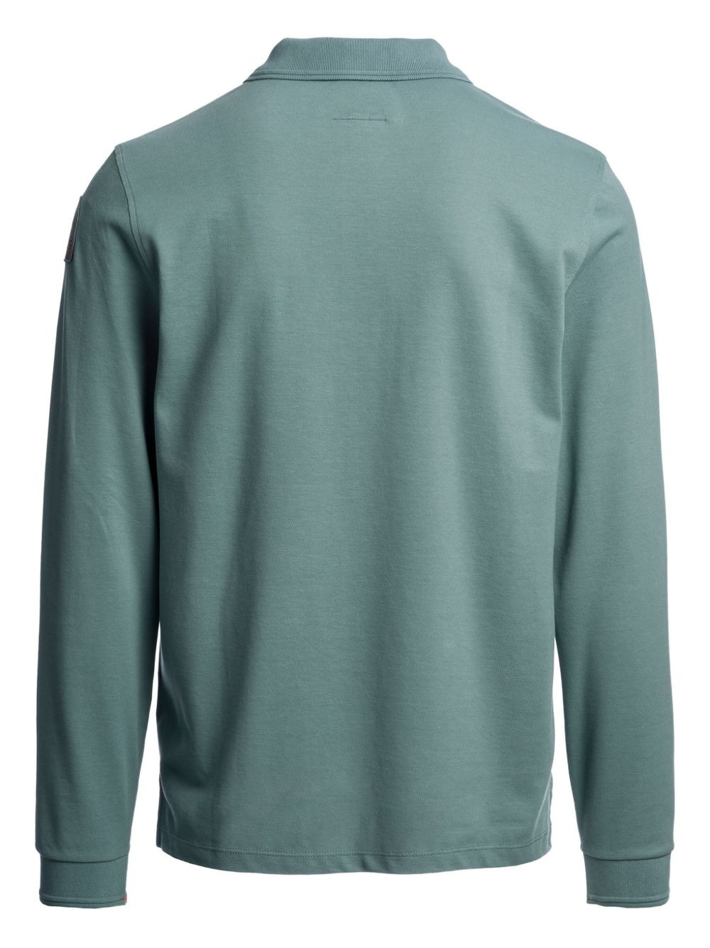 long-sleeve cotton polo shirt - 2