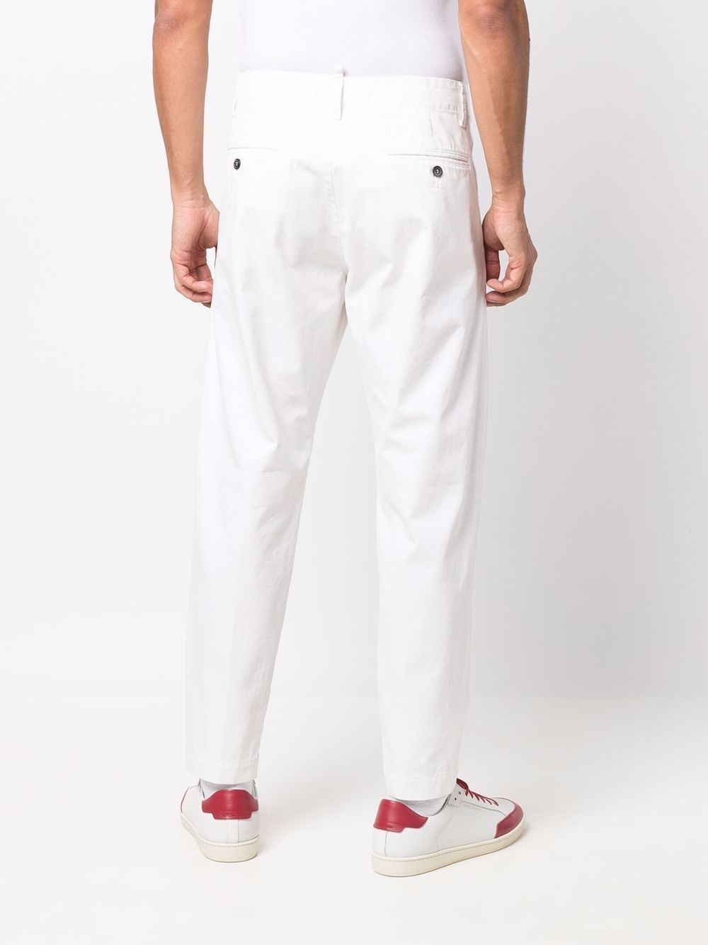 cropped tapered trousers - 4