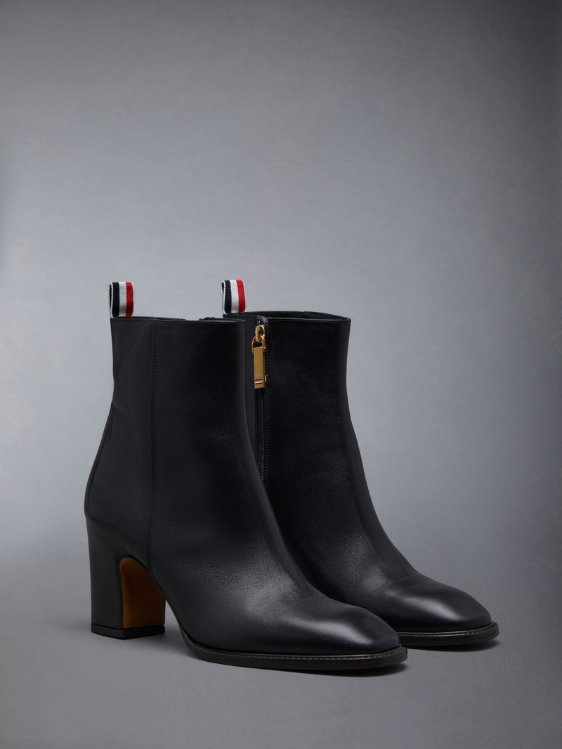 Thom Browne Box Calf Block Heel Ankle Boot outlook
