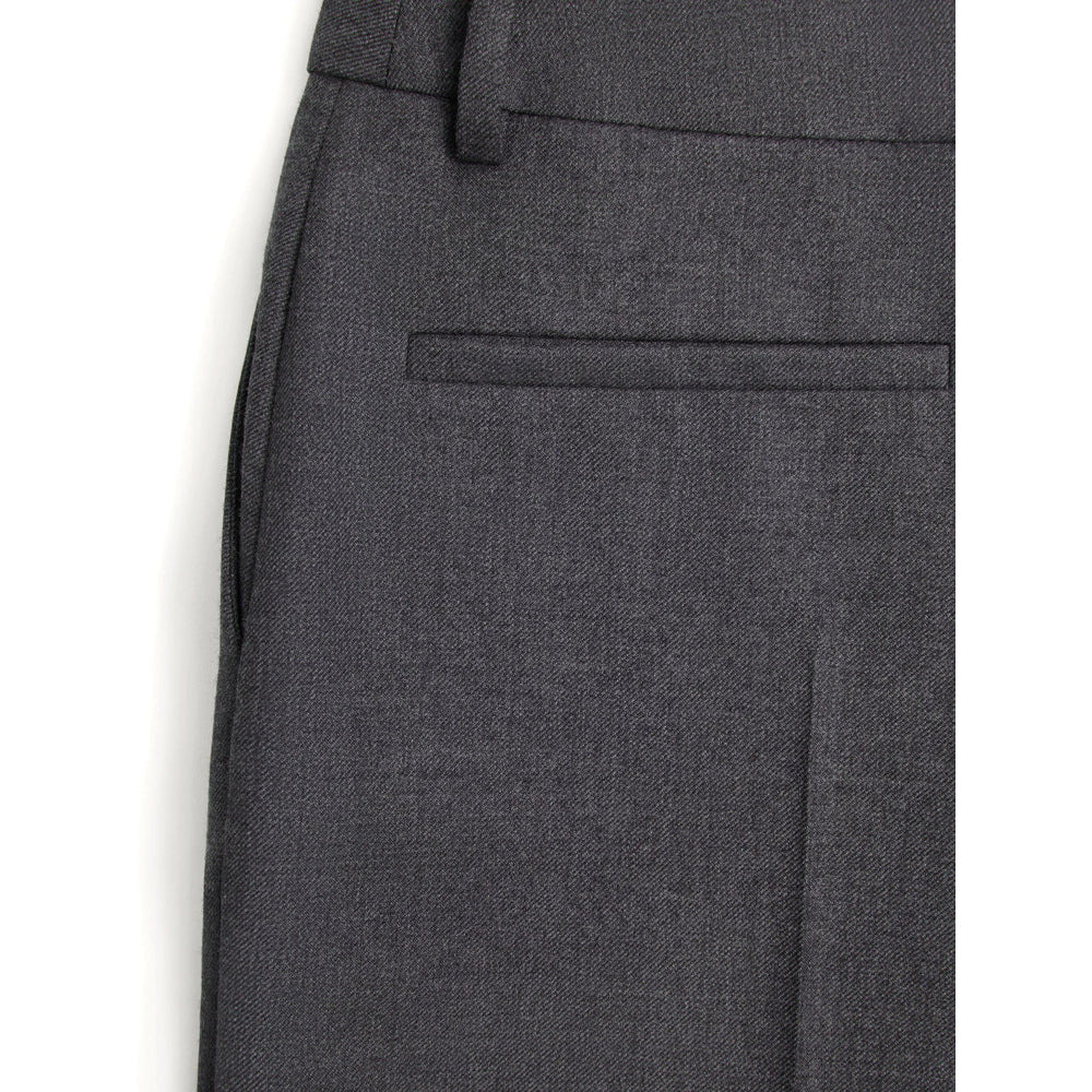 Valentino Grey Trousers - Tailored Trousers Women - 5