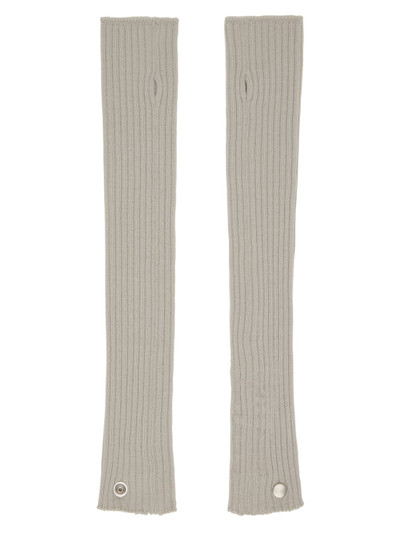 Rick Owens Off-White Rasato Knit Arm Warmers outlook