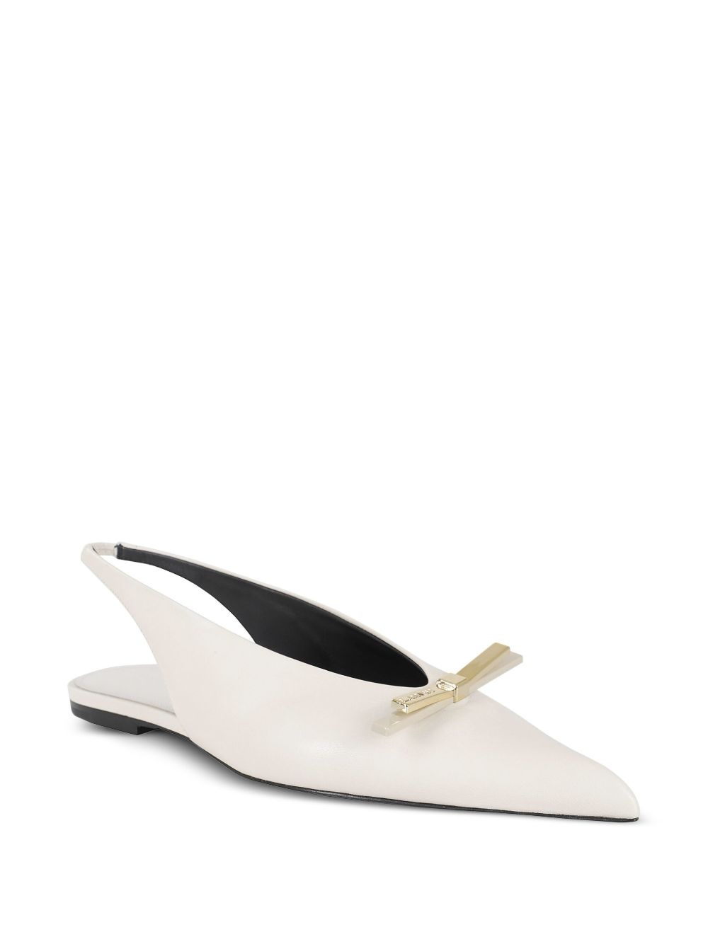 leather slingback pumps - 2