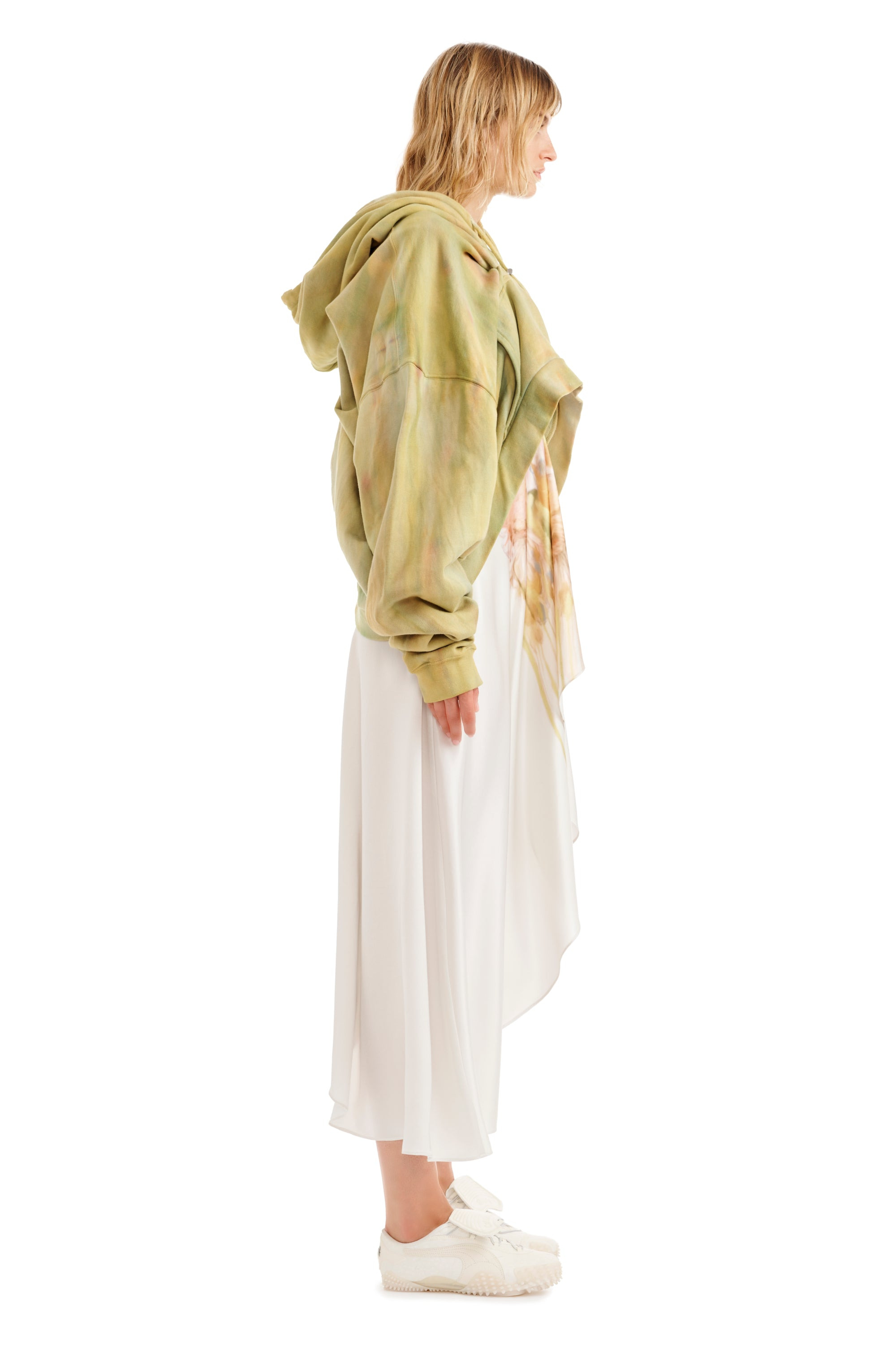 SEA MOSS DRAPED HOODIE - 6