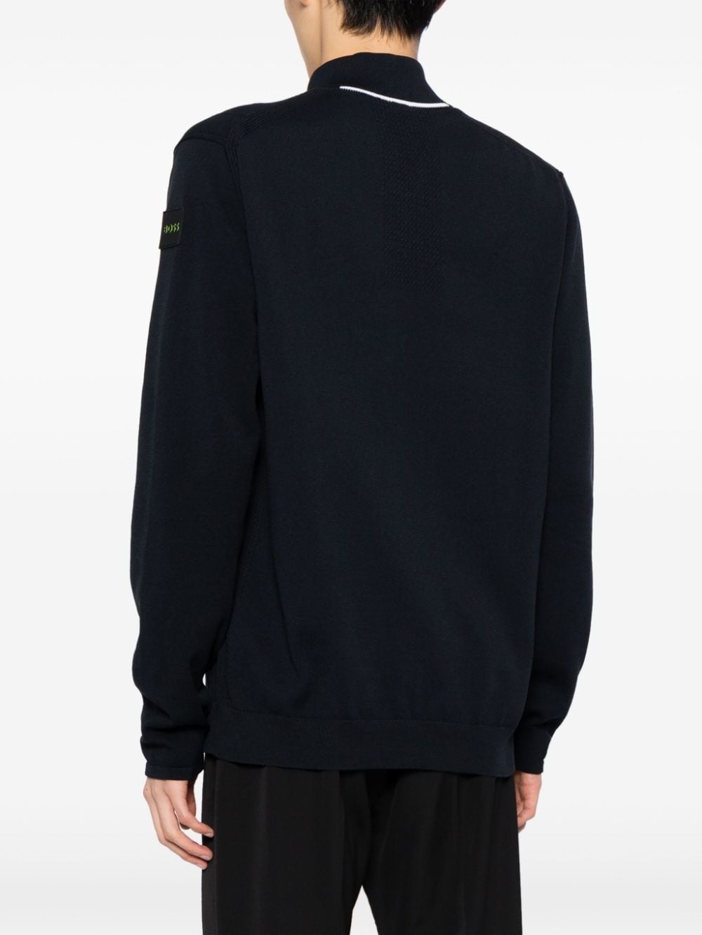Zardin zip-up cardigan - 4