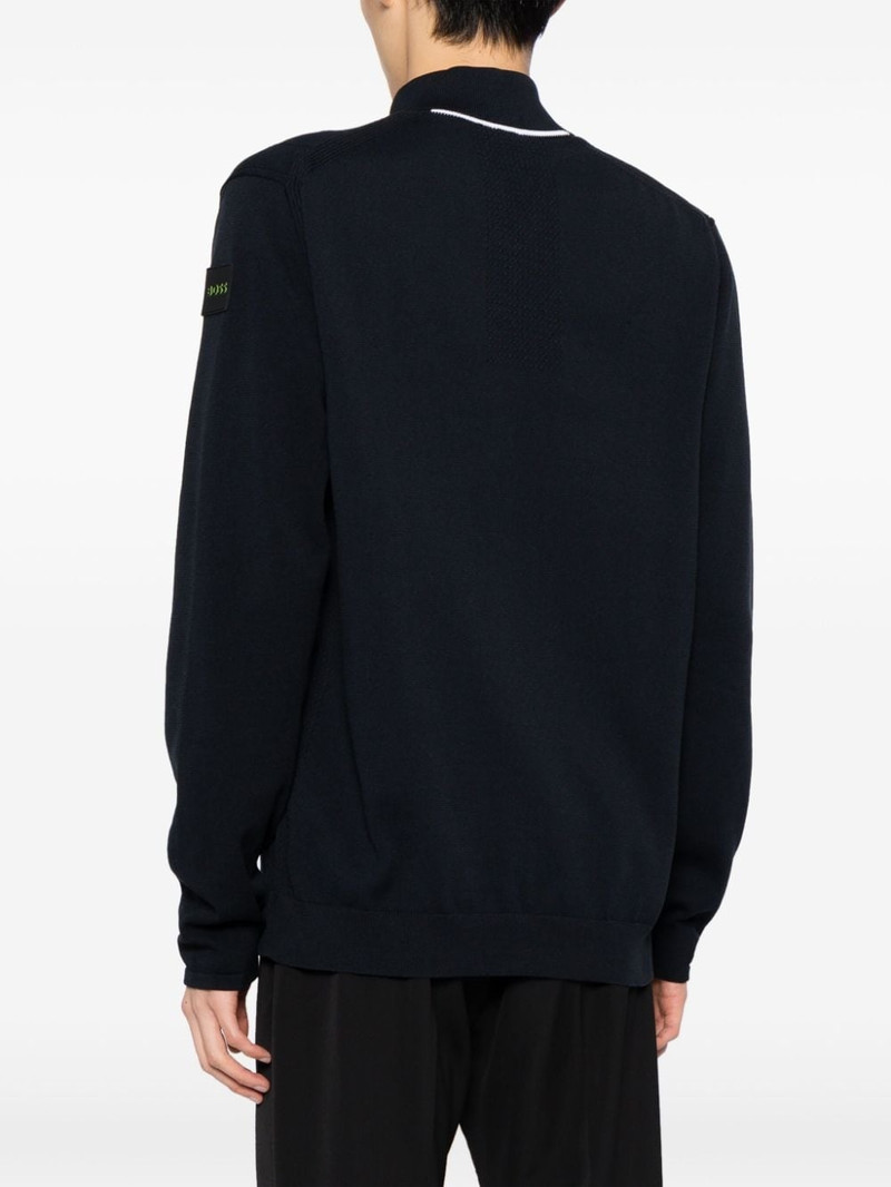 Zardin zip-up cardigan 4