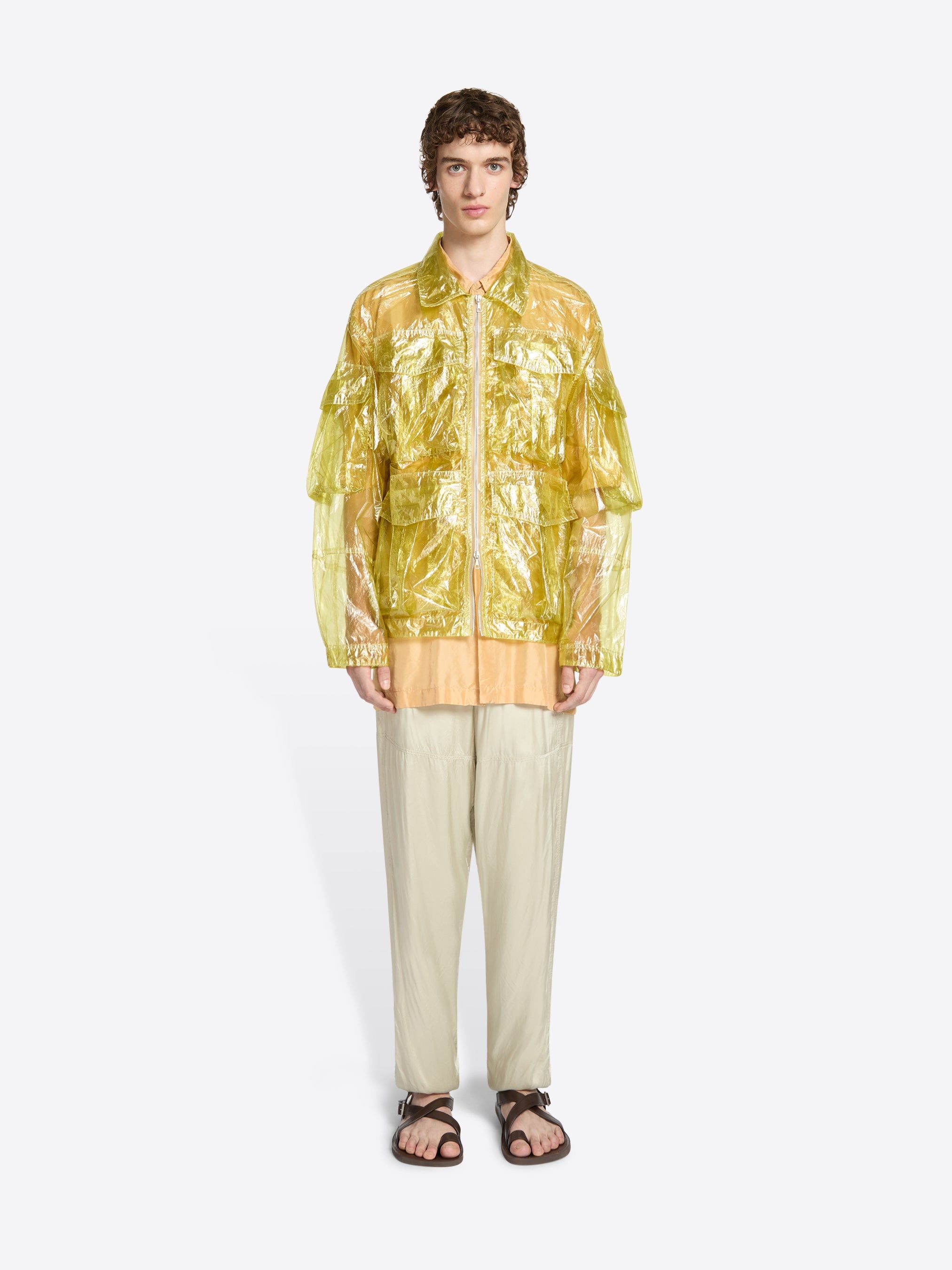 OVERDYED TRANSPARENT JACKET - 2