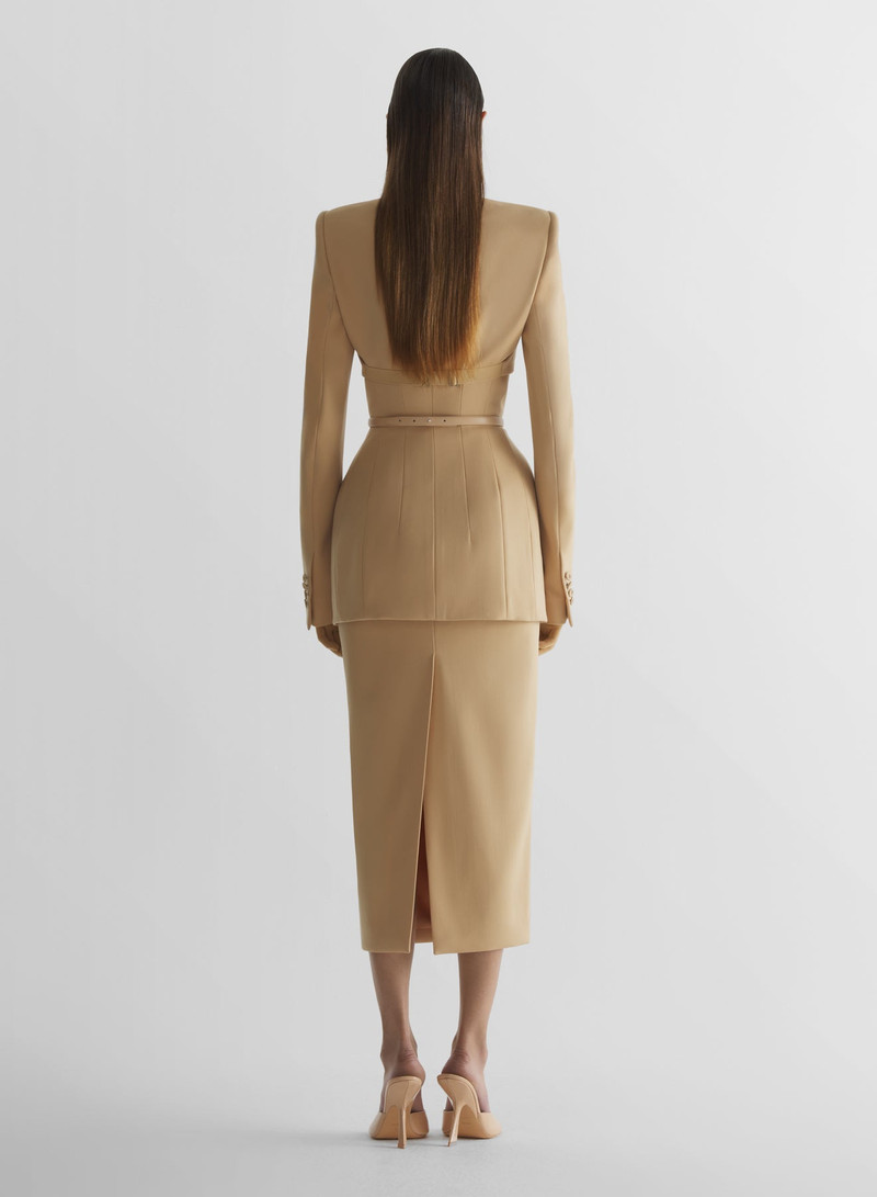 Cropped tailored top 4