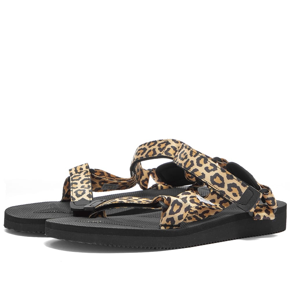 Wacko Maria x Suicoke Leopard Beach Sandal - 1