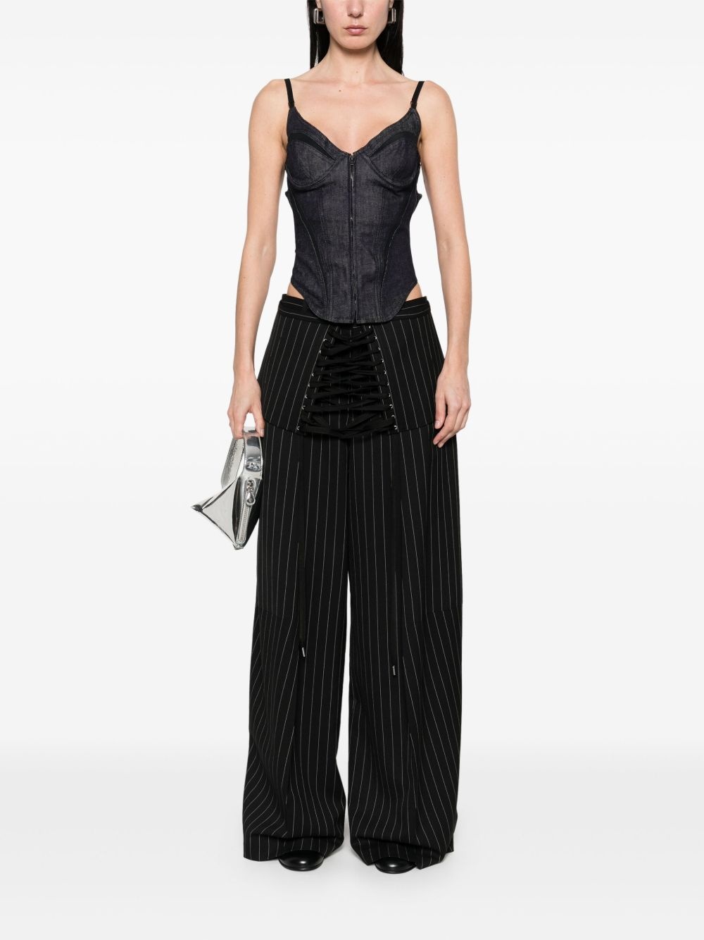 pinstriped trousers - 2