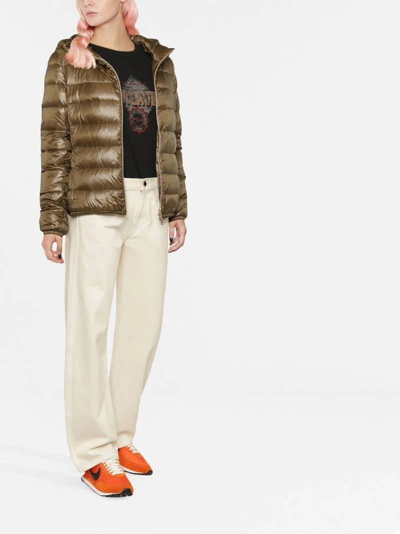 Herno high-shine puffer jacket outlook