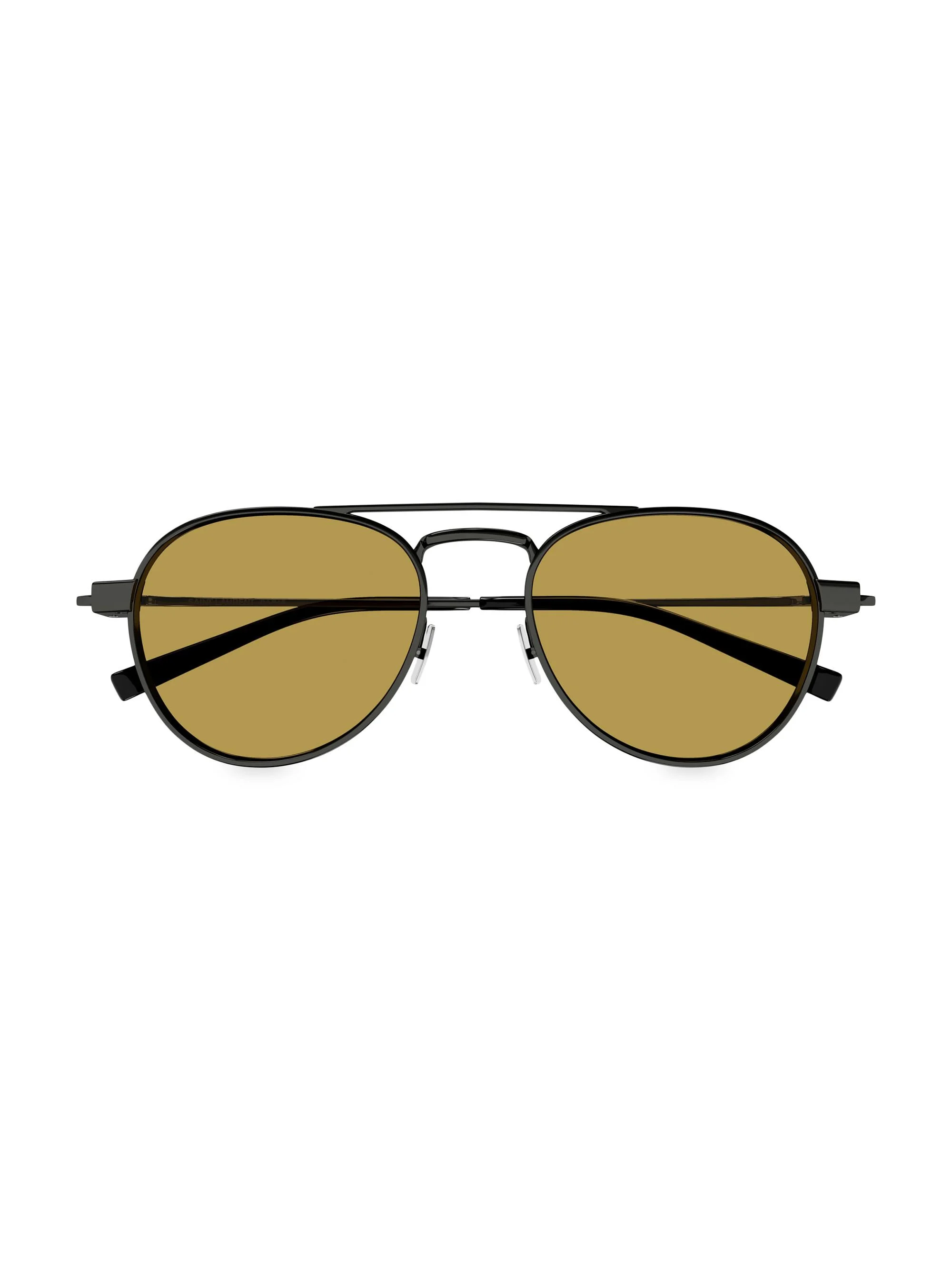 Men's Hyper Rimlock 54MM Round Sunglasses - Ruthenium Yellow - 1