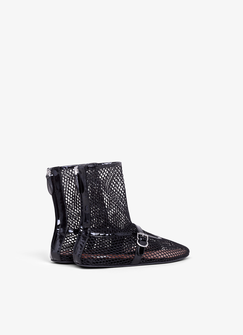 Alaïa FISHNET HIGH BALLET FLATS outlook