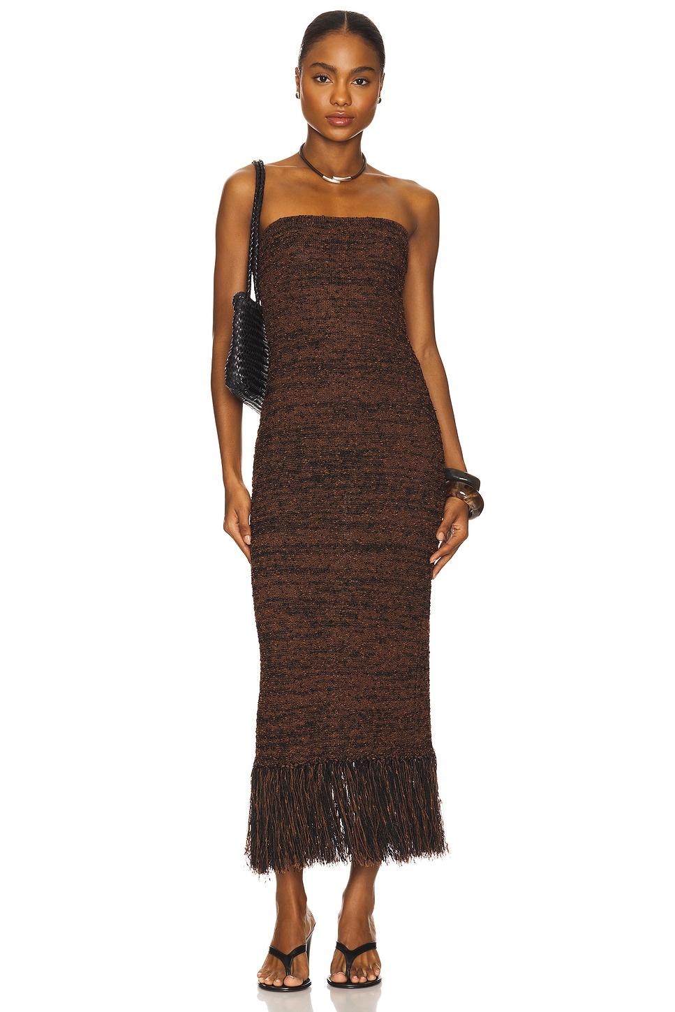 Boucle Fringe Dress - 1