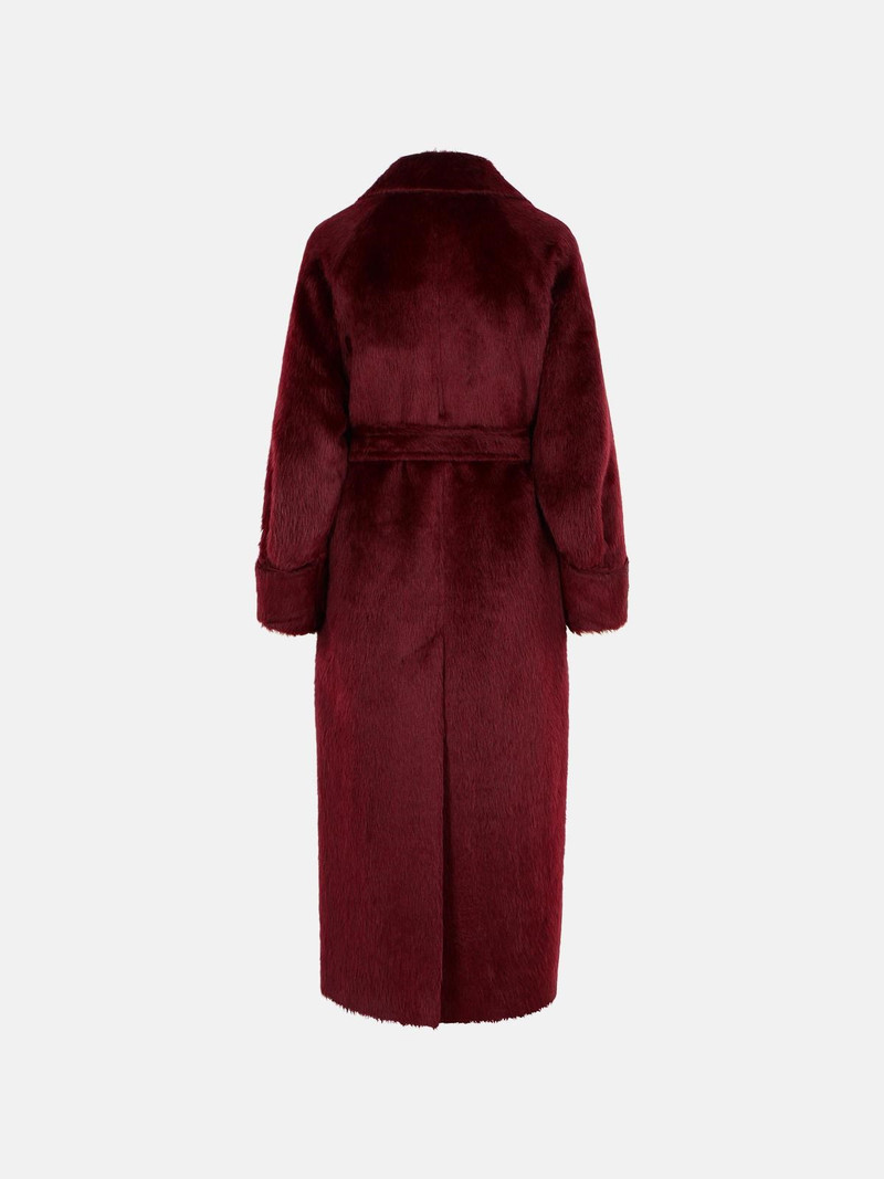 Max Mara 'ALBATA 1234' LONG COAT IN ALPACA AND CHERRY WOOL outlook