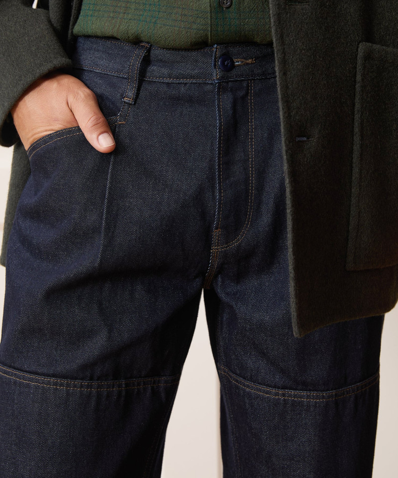 Pleated Denim Welder Pant 4