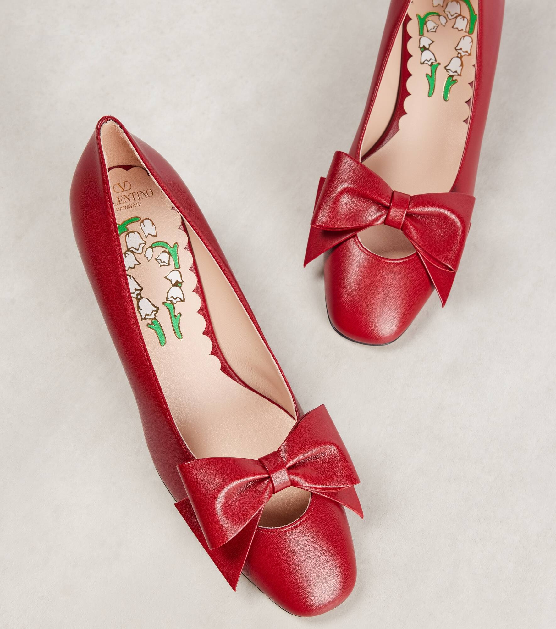 Bowow 45 bow-detail leather pumps - 5