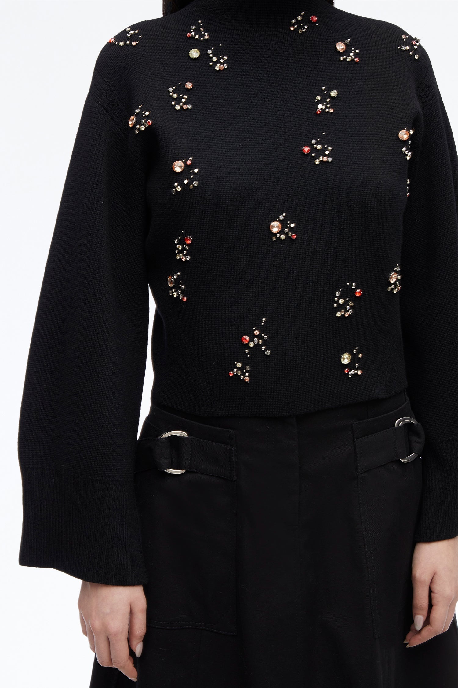 Embellished Merino Wool Sweater - 5