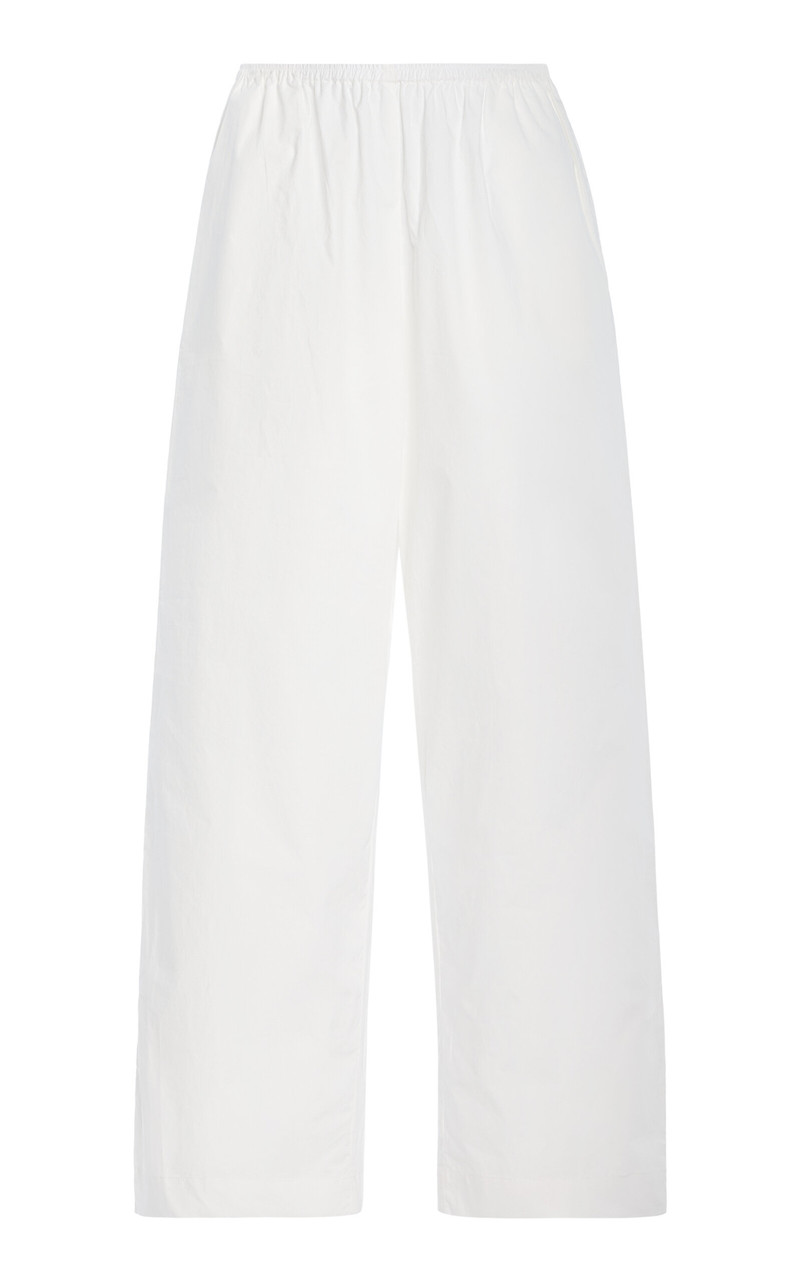 Ease Cotton Pants white 1