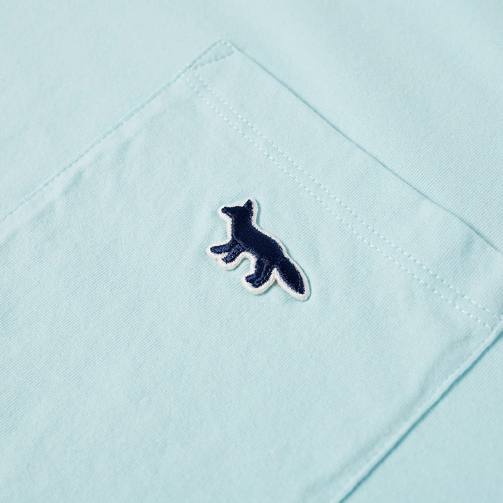 Maison Kitsuné Navy Fox Patch Classic Pocket Tee - 2