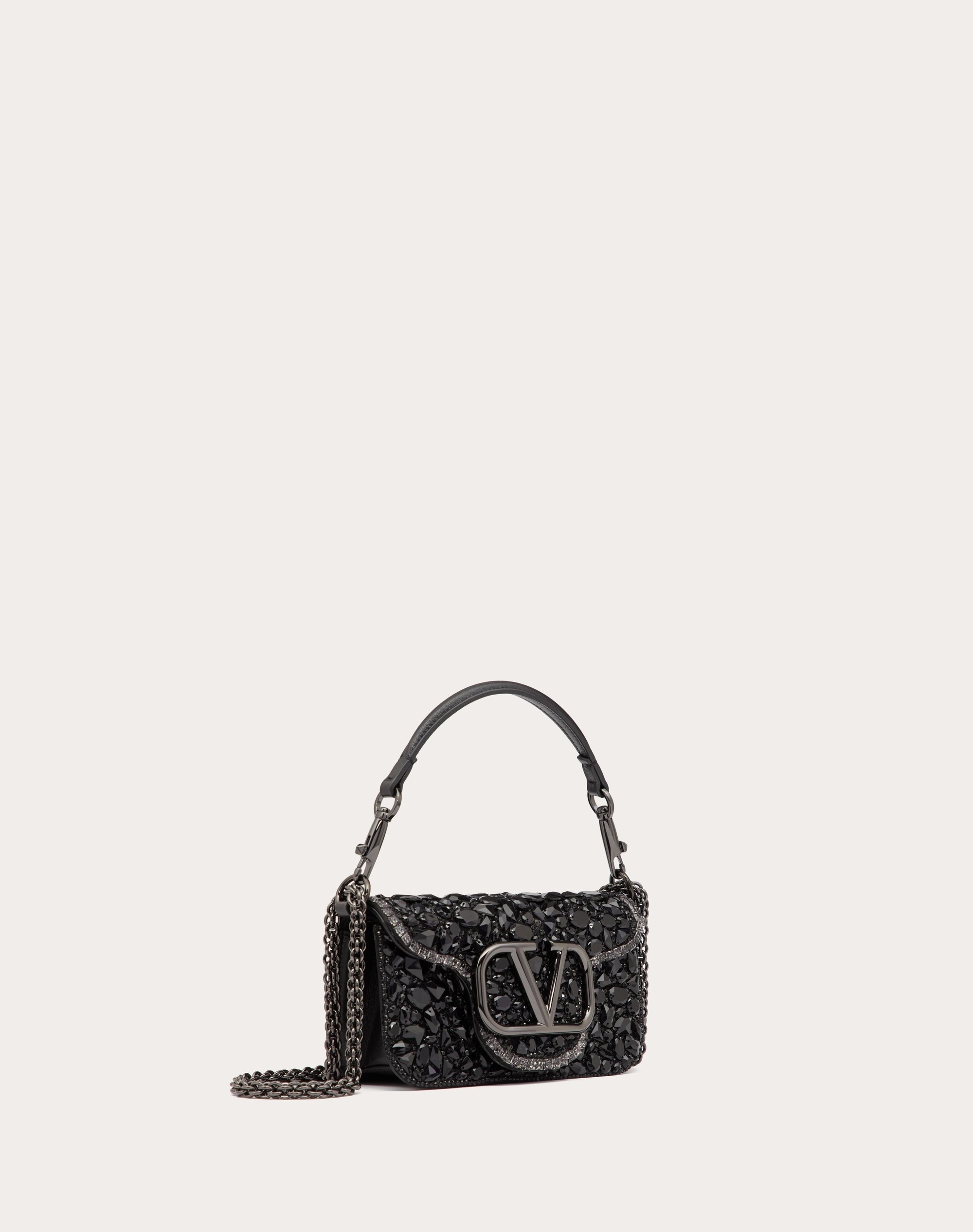 SMALL LOCÒ SHOULDER BAG WITH CRYSTALS - 2