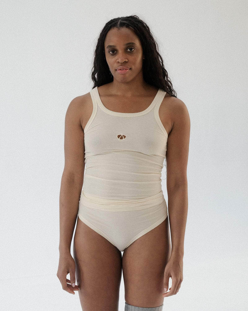 Cord Tank - Fine Organic Cotton Rib 1