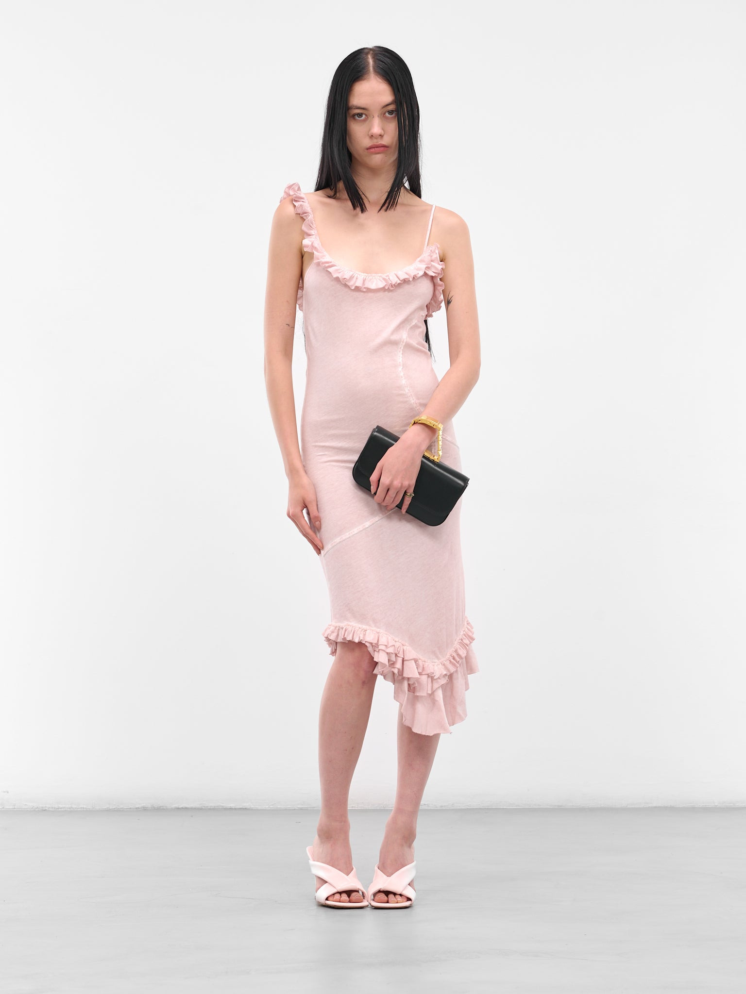 Pink Riva Heeled Mules - 7