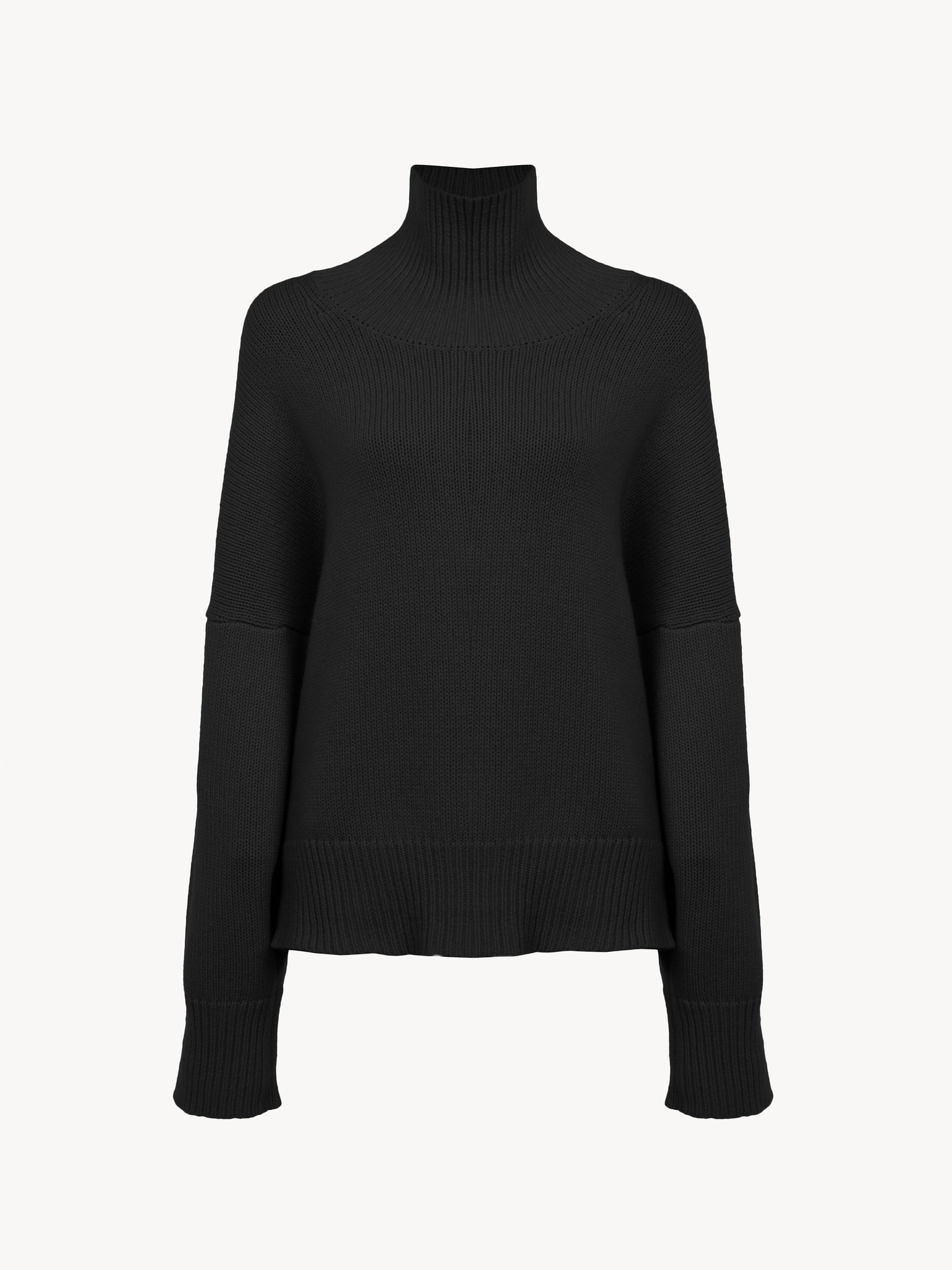 OVERSIZED HIGH-NECK SWEATER - 3