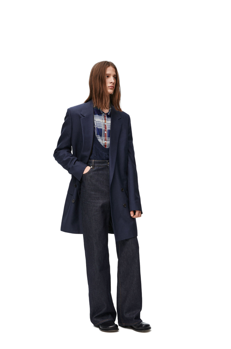 Loewe Double breasted jacket in wool and mohair outlook
