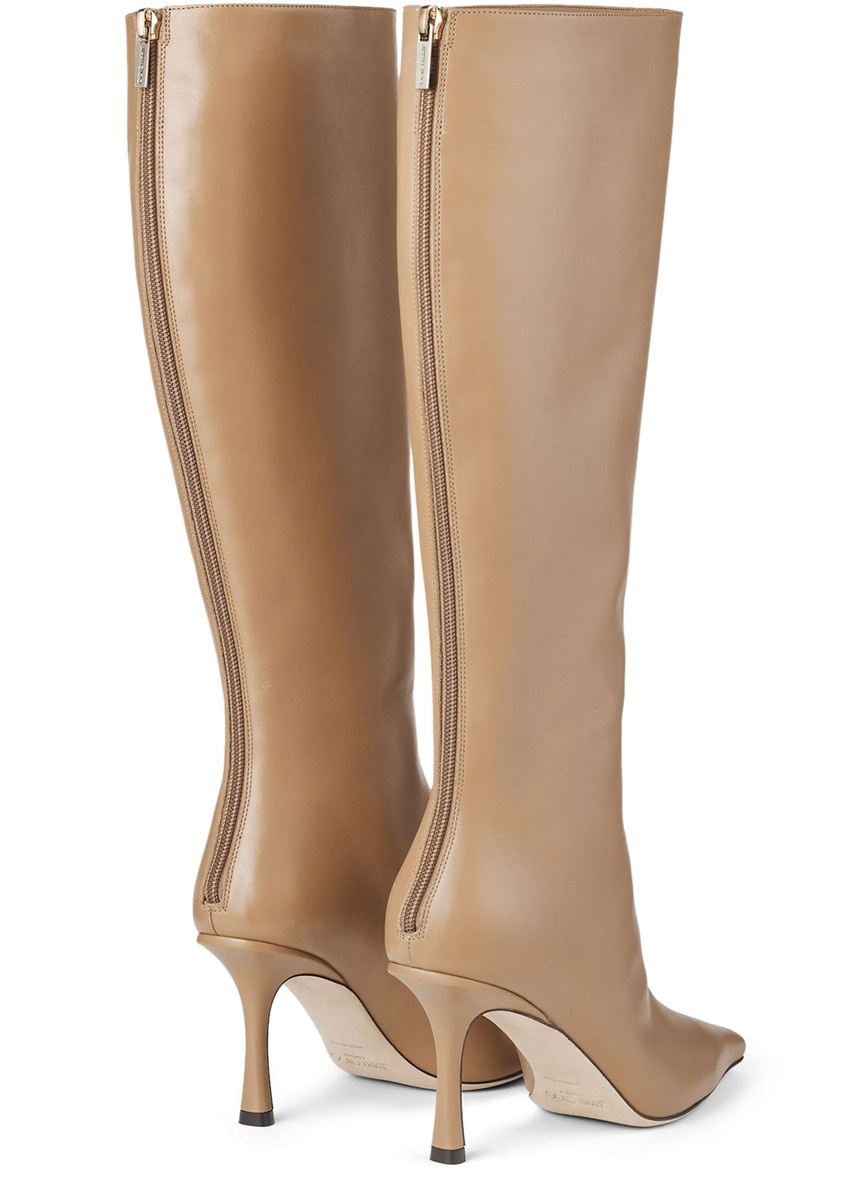 Jimmy Choo Brown Alizze 85 Boots