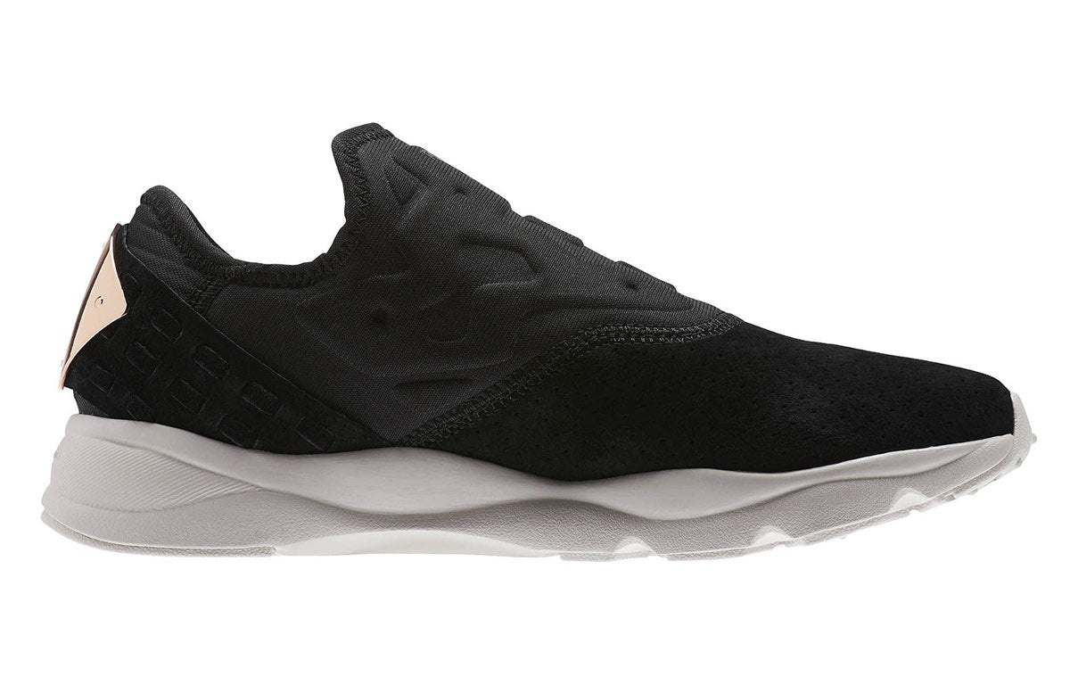 (WMNS) Reebok Furylite Slip On FBT 'Black' BS6413 - 2