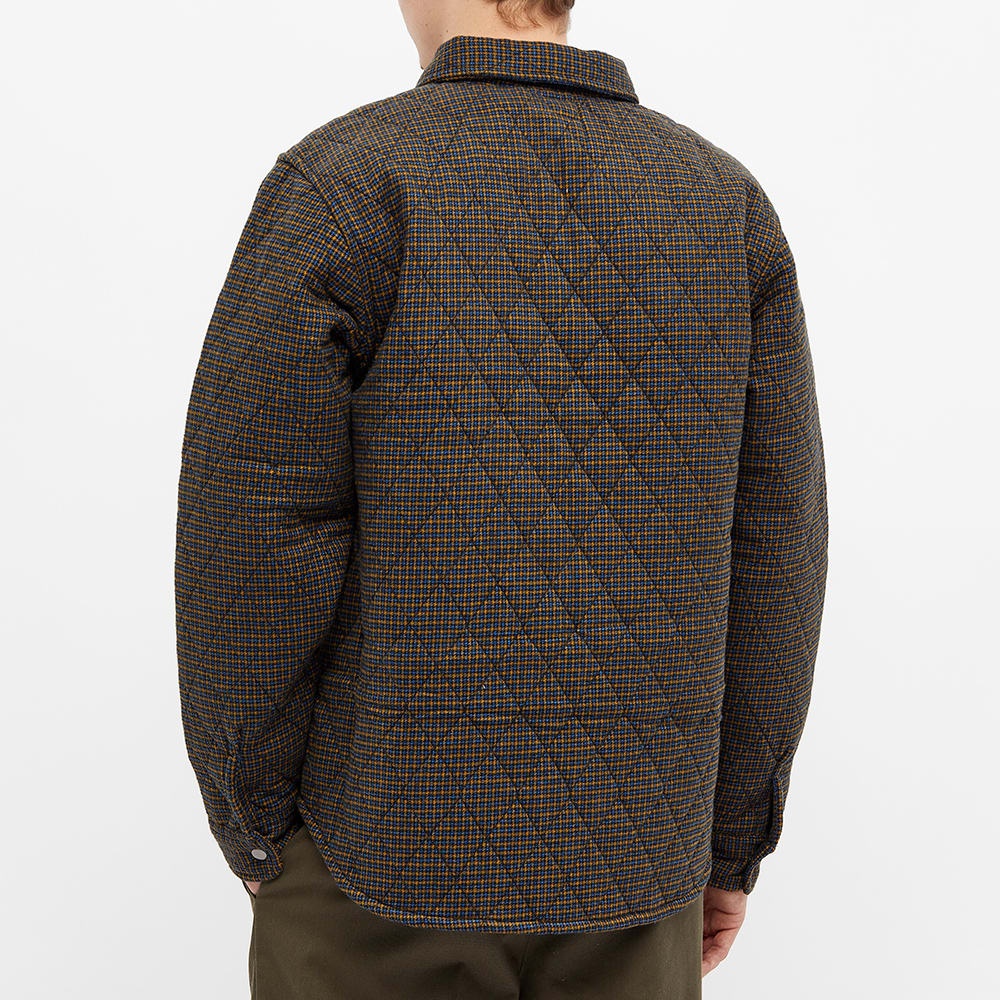 Stussy Mini Check Quilted Zip Shirt - 6