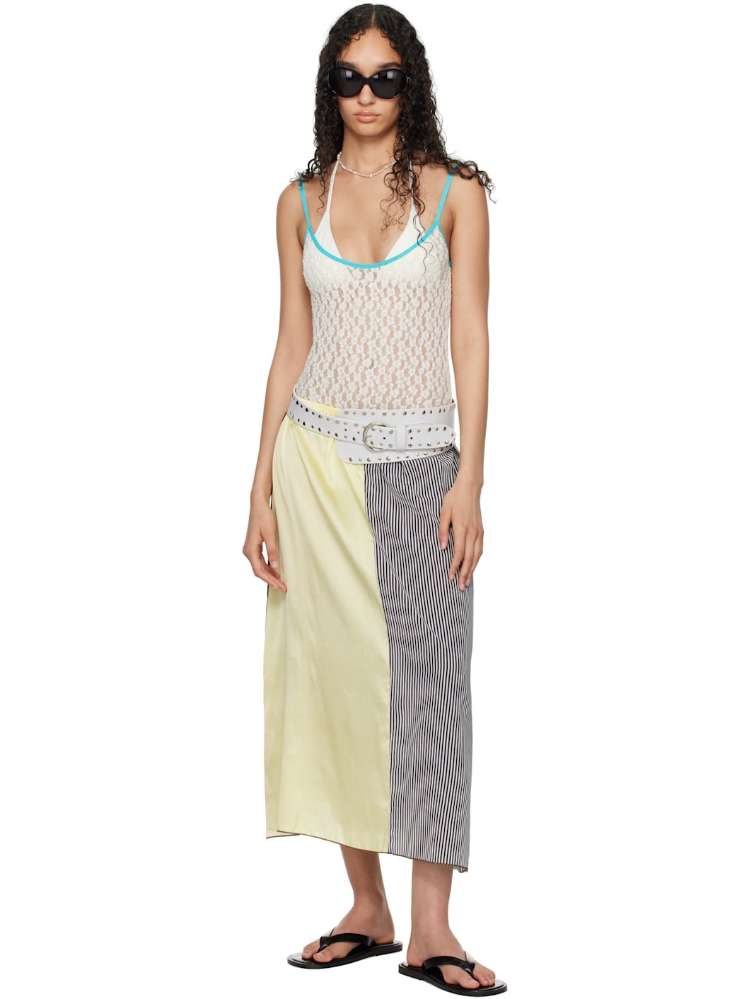 SSENSE Exclusive Multicolor Vesa Midi Skirt - 5