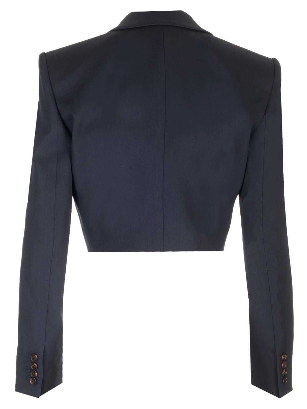 Cropped Spencer Blazer Jackets Blue - 2