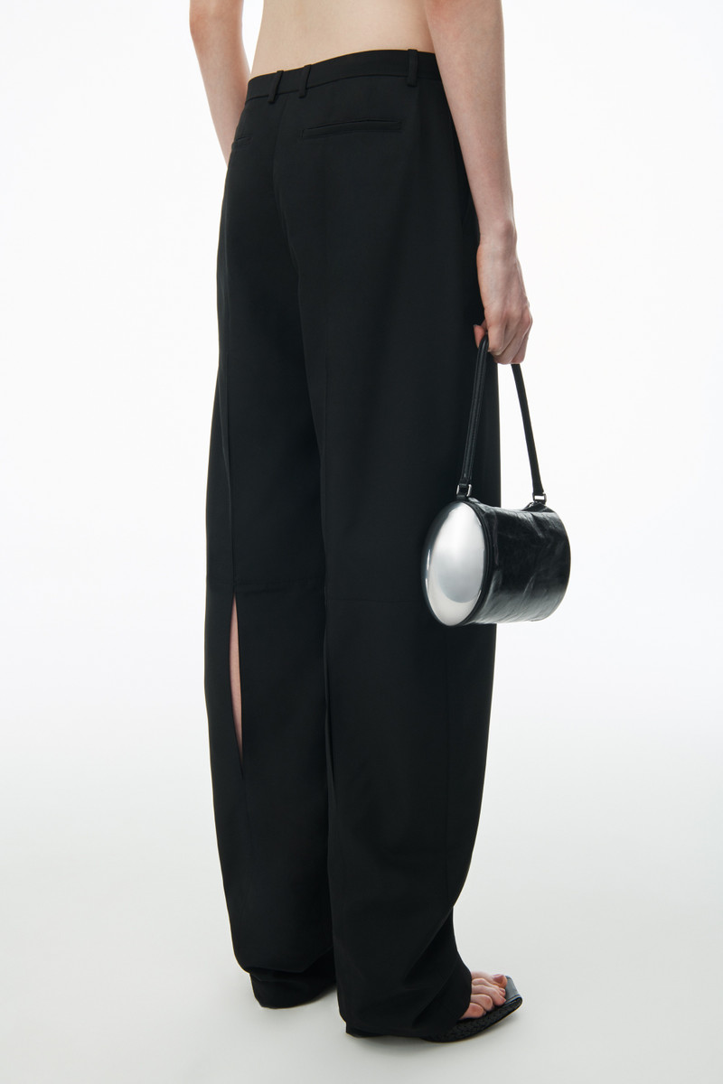 Low Waisted Tailored Trouser in Wool Blend 6
