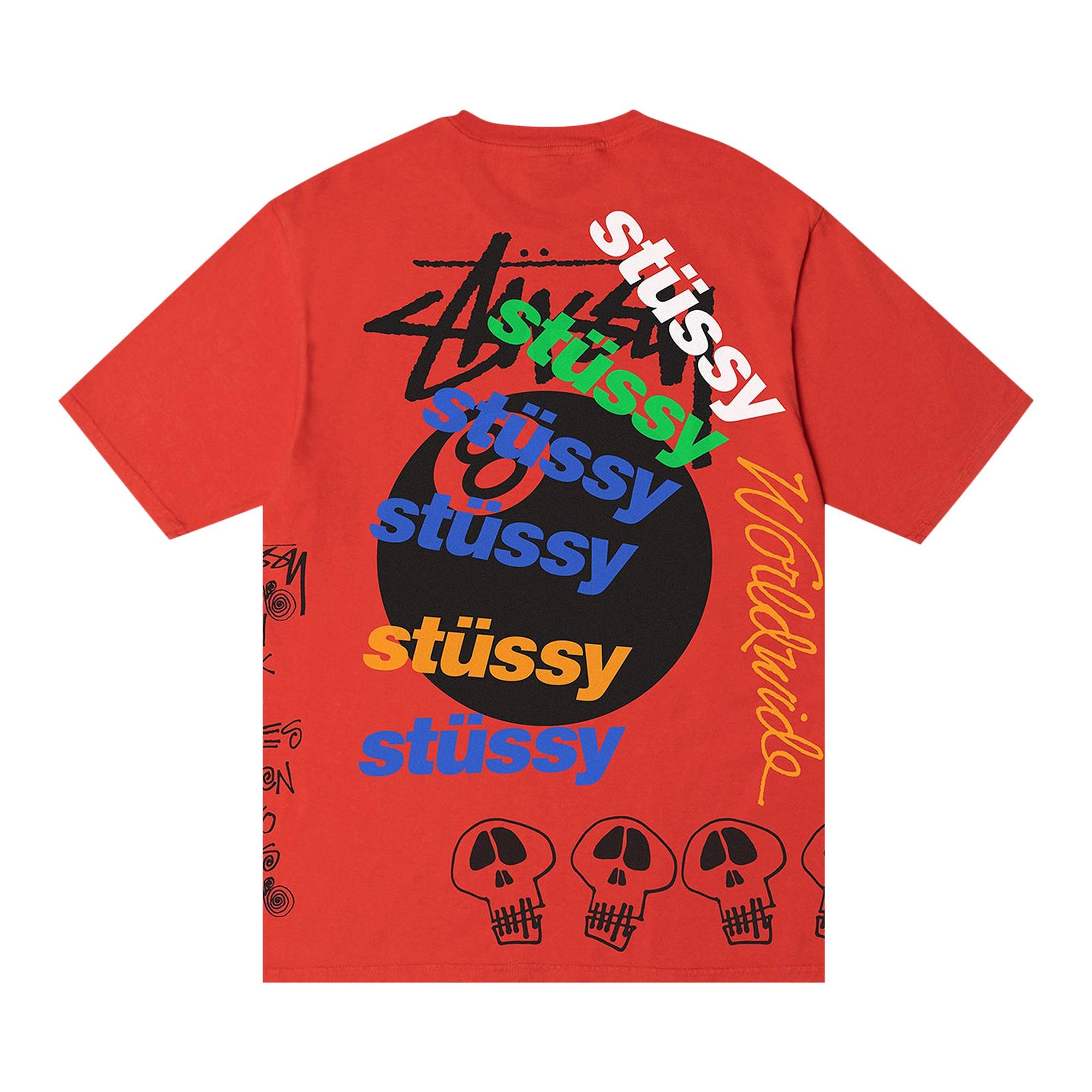 Stussy Test Strike Pigment Dyed Tee 'Tomato' - 2