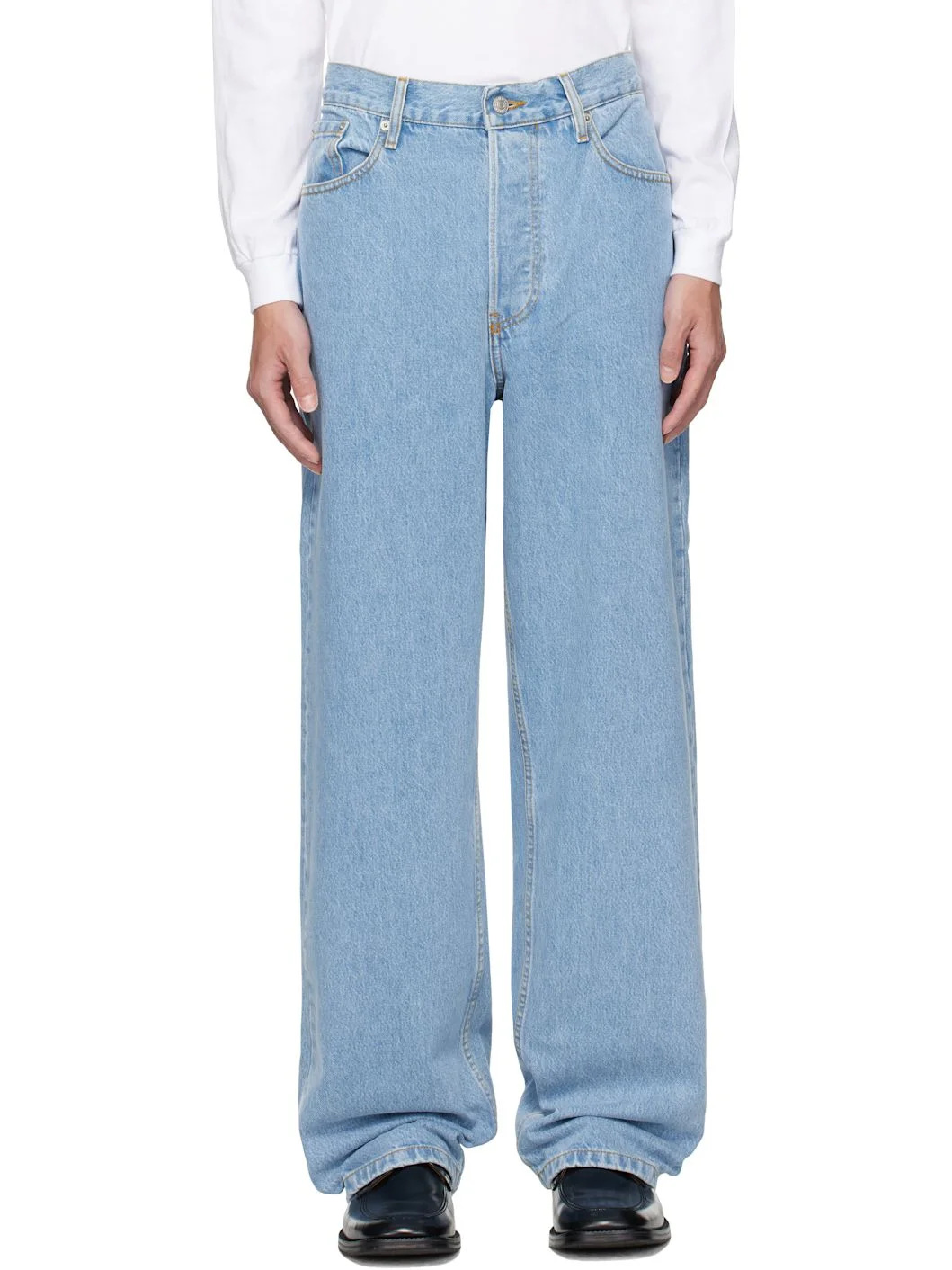 Blue Loose Fit Jeans - 1