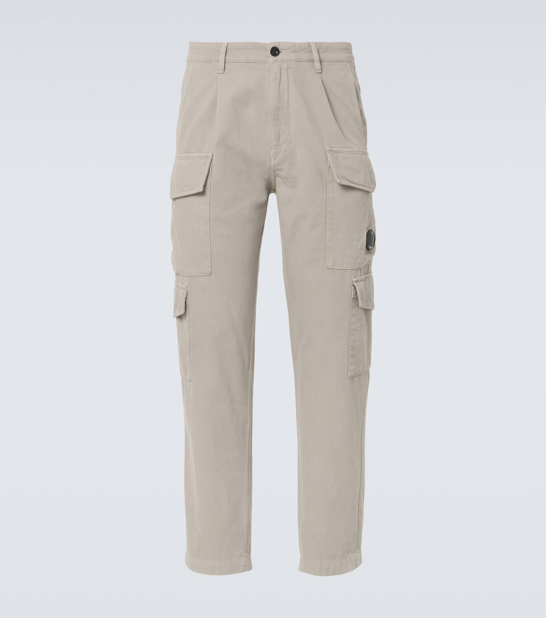 Cotton cargo pants - 1