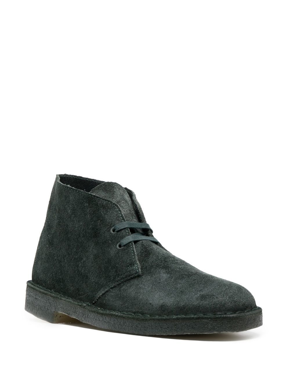 lace-up suede boots - 2