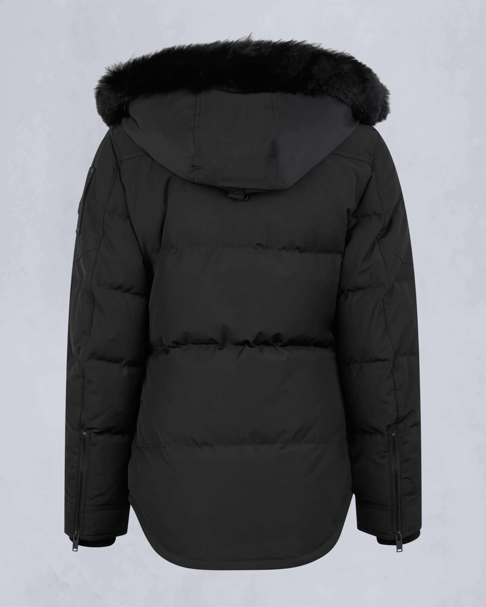 ONYX ANGUILLE SHEARLING JACKET - 6