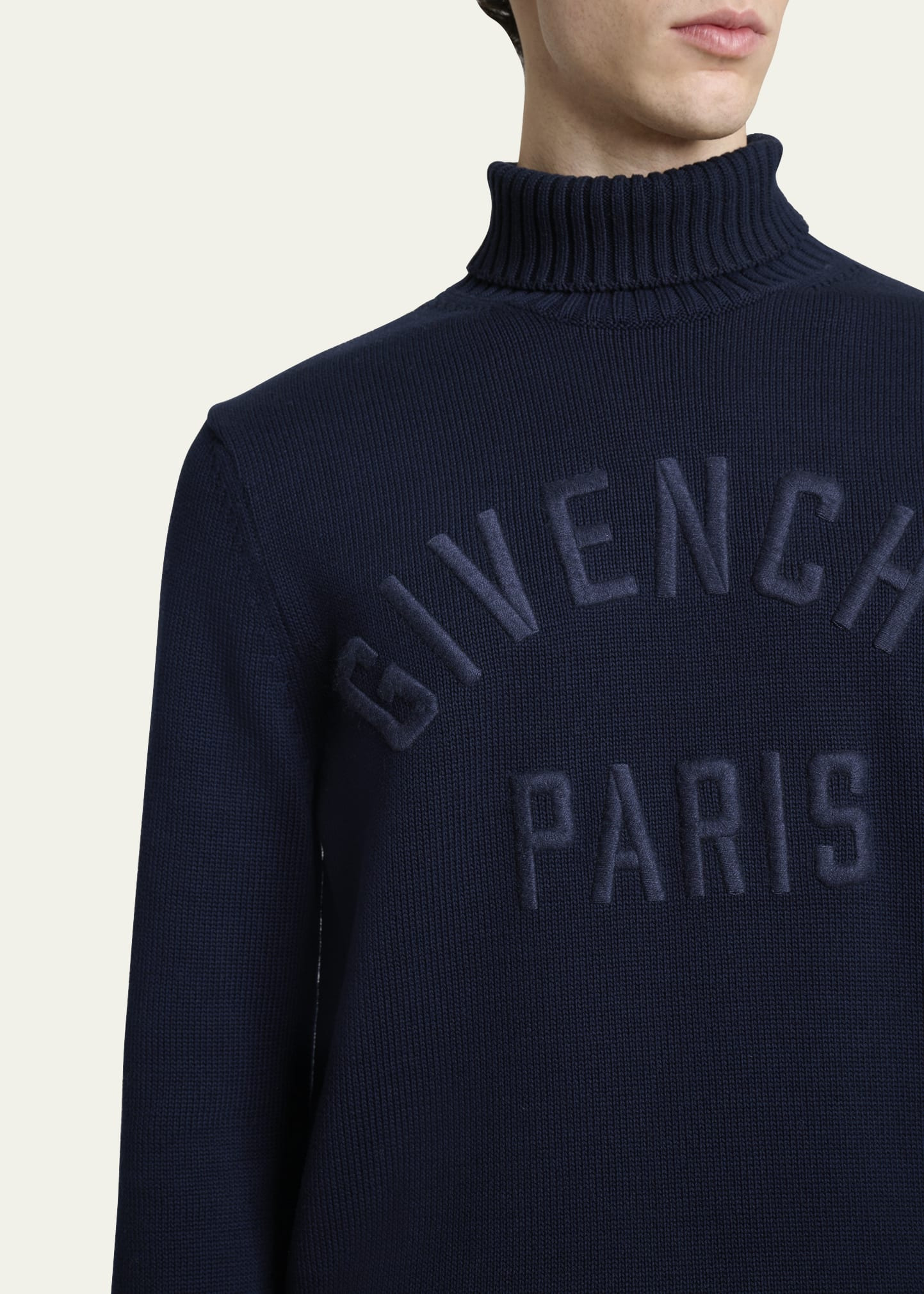 Men's Logo Turtleneck Sweater - 5
