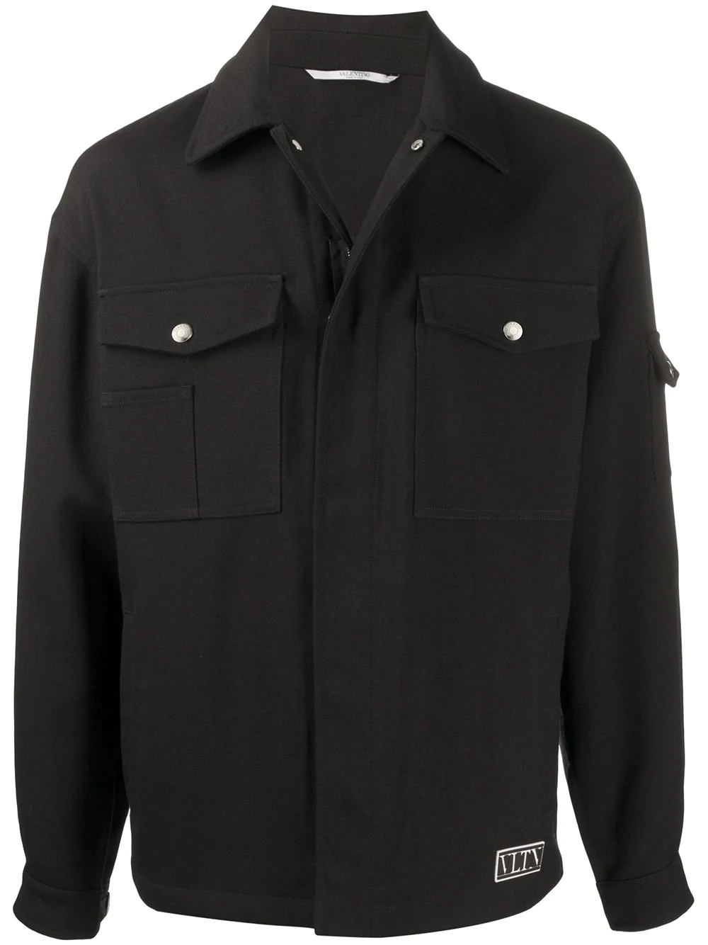 VLTN TAG utility shirt jacket - 1