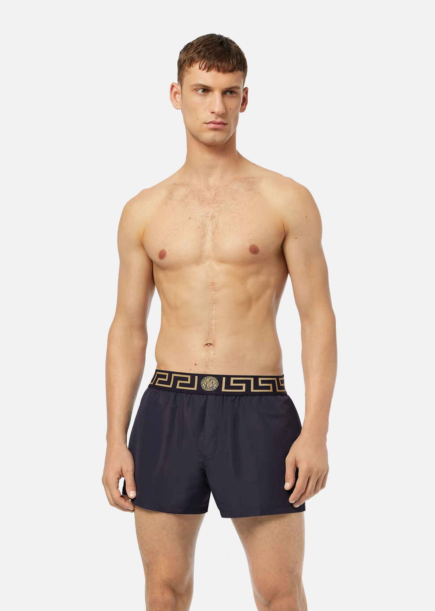 Greca Border Short Swim Shorts - 2