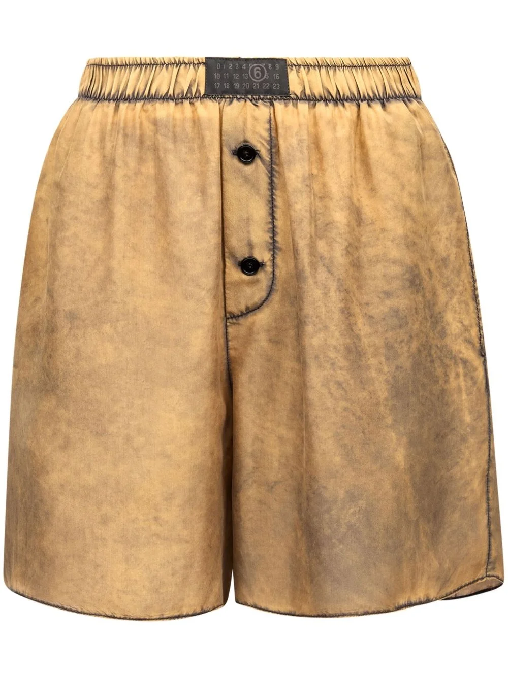 distressed-finish shorts - 1