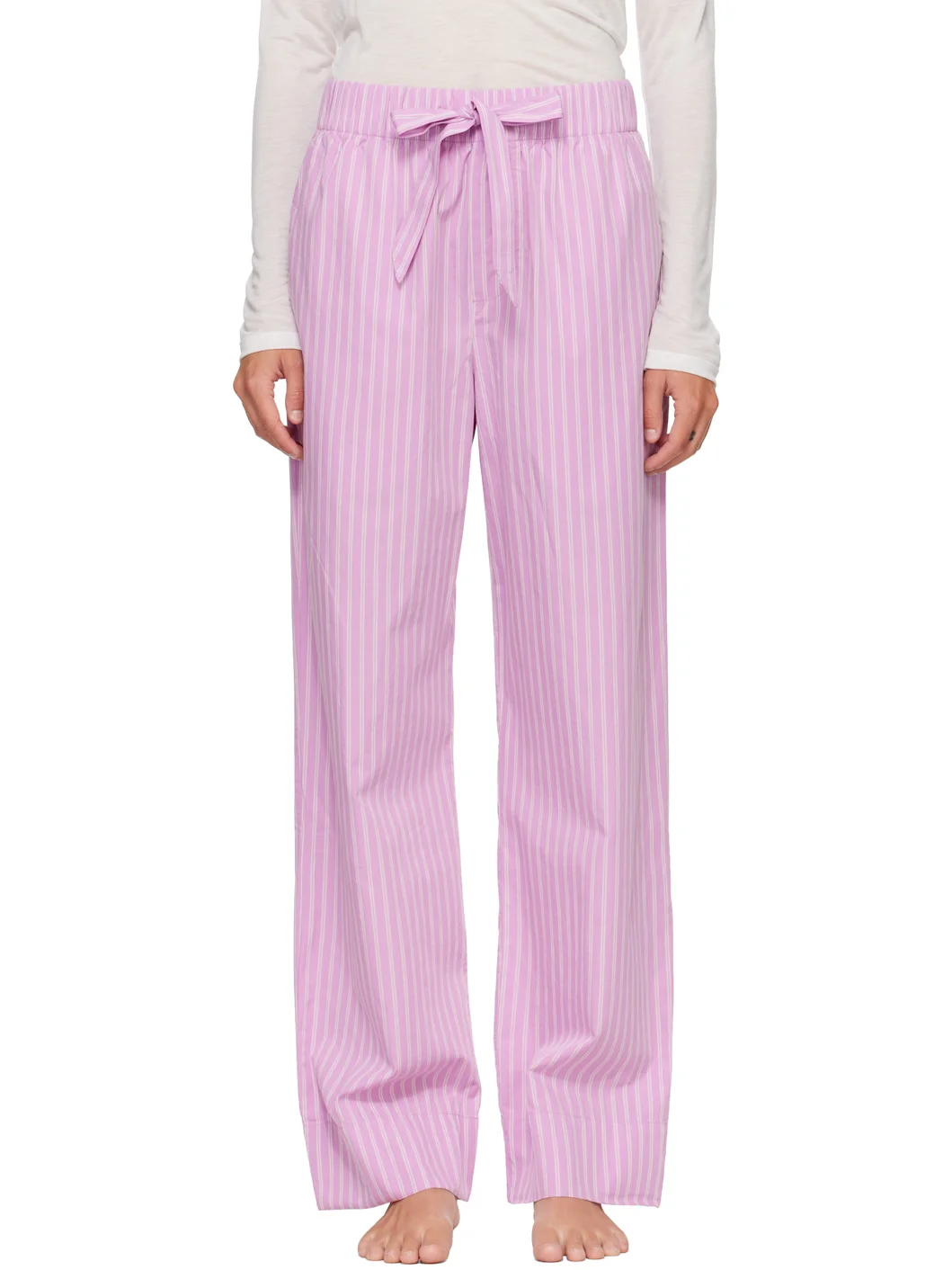 Pink Poplin Pyjama Pants - 1