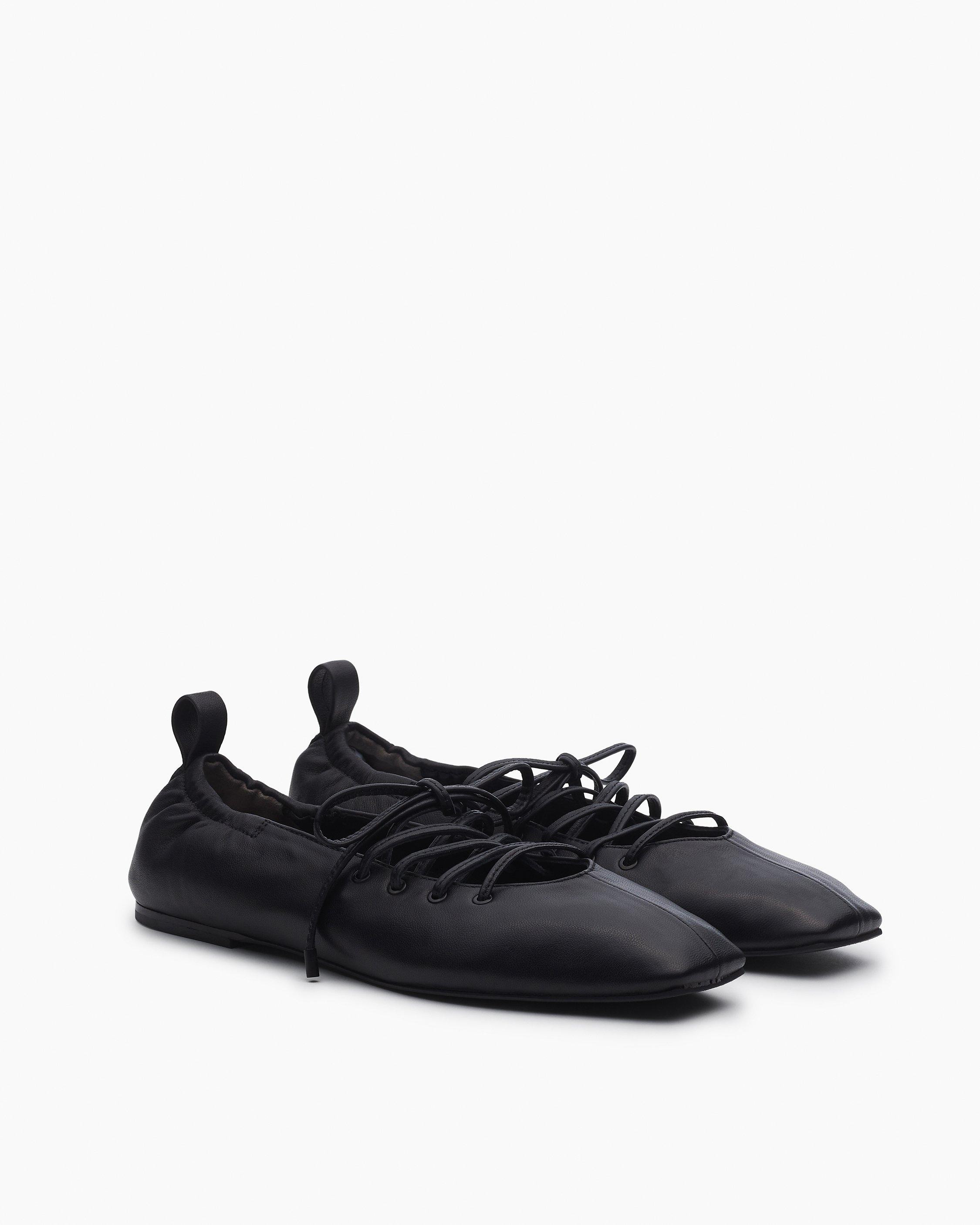 Sophia Leather Ballet Flats - 3