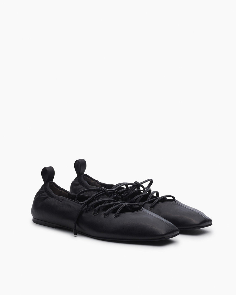 Sophia Leather Ballet Flats 3