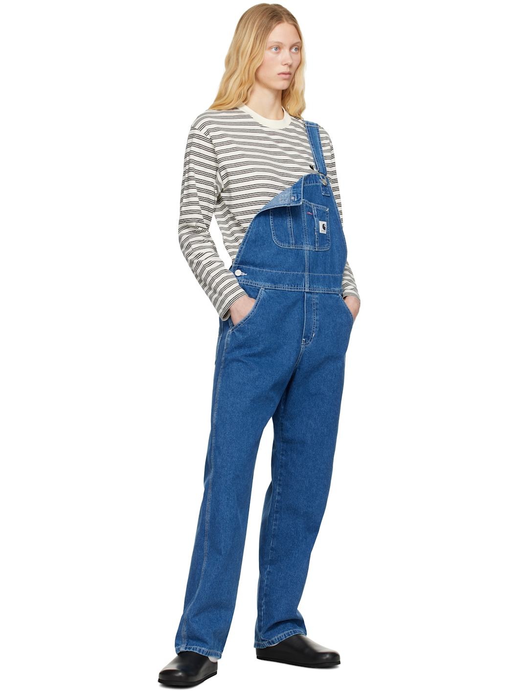 Blue Bib Straight Overalls - 5